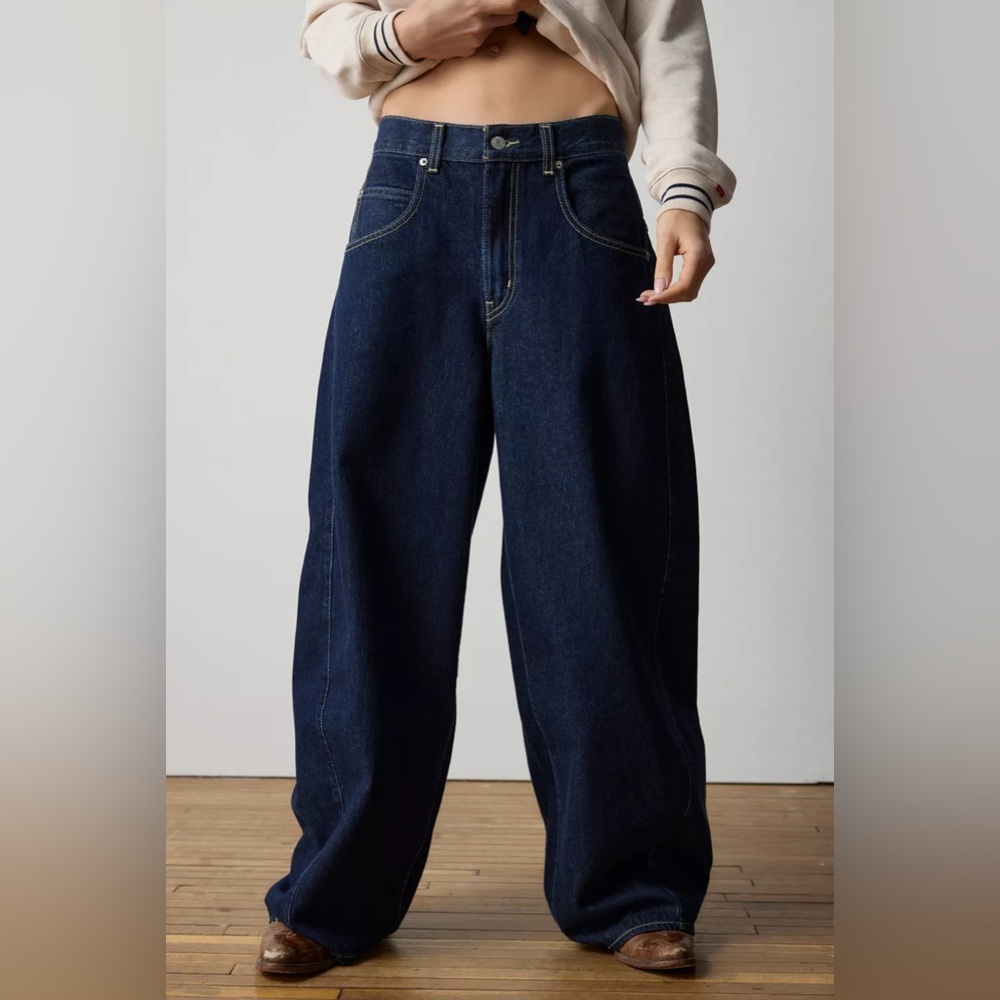 Levi's Super Baggy Barrel Jeans - Dark Blue